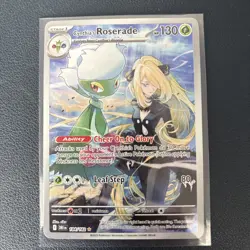 Pokemon TCG Cynthia's Roserade Card Destined Rivals 184/182 - Image 1