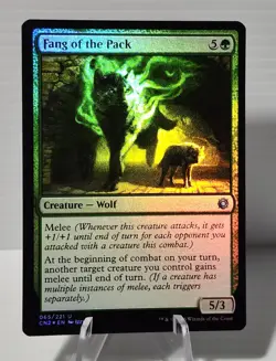 X 1 Fang of the Pack FOIL NM-M Conspiracy Take the Crown MTG Magic The Gathering - Image 1