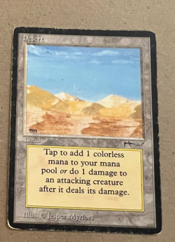 Desert - Arabian Nights - MTG - Magic the Gathering - HP - Image 1
