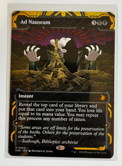 MTG – SOS – Mystical Archive – Ad Nauseum – Mythic 0025 - Image 1