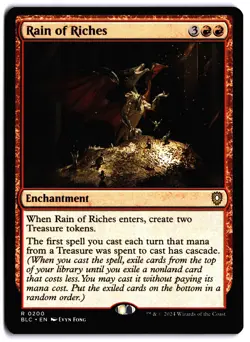 Rain of Riches NM BLC Commander: Bloomburrow MTG - Image 1