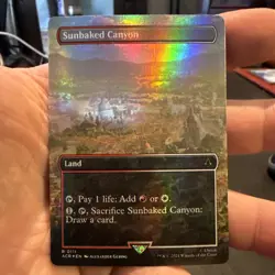 Sunbaked Canyon (Borderless) Universes Beyond: Assassin's Creed Foil NM 111 - Image 1