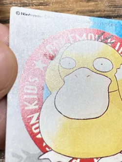 Pokemon Kids' Mini Card Psyduck Nintendo Bandai Pocket Monsters 1998 Japan - Image 3