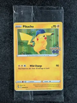 2022 Pokemon PIKACHU #028/078 Pokemon GO Promo - Holo Lightning English (D) - Image 1