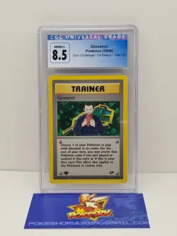 Pokemon 2000 CGC 8.5 Gym Challenge 1st Edition Giovanni 104/132 - Image 1