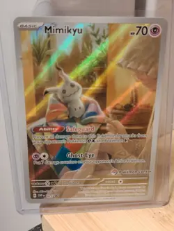 Mimikyu SVP075 Pokemon Center Stamp Black Star Promo SVP EN 075 Pokemon TCG - Image 1