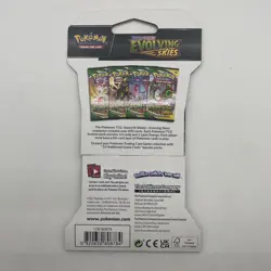 Pokemon Evolving Skies Sleeved Booster Pack Rayquaza Art English 2021 - Image 2