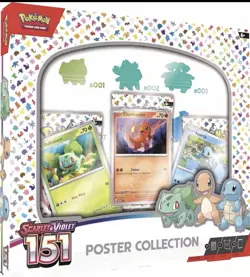 Pokemon TCG Scarlet & Violet 151 Poster Collection Box Brand New - Image 1