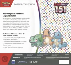Pokemon TCG Scarlet & Violet 151 Poster Collection Box Brand New - Image 2