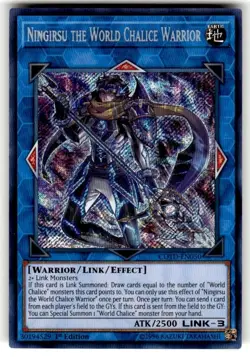 Yugioh Ningirsu the World Chalice Warrior COTD-EN050 Secret Rare 1st Edition NM - Image 1