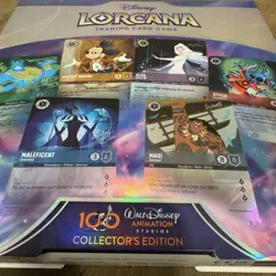 Lorcana TCG Rise of the Floodborn Disney 100 Collectors Edition Gift Set NEW - Image 4