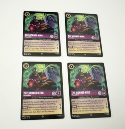 Disney Lorcana The horned King Wicked Ruler 4x 36/204 Super Rare - Image 1