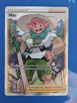 Milo 190/192 - Ultra Rare SWSH02: Rebel Clash - Pokemon TCG Card NM - Image 1
