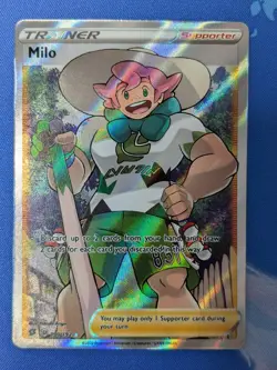 Milo 190/192 - Ultra Rare SWSH02: Rebel Clash - Pokemon TCG Card NM - Image 2