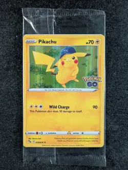 2022 Pokemon PIKACHU #028/078 Pokemon GO Promo - Holo Lightning English (C) - Image 1