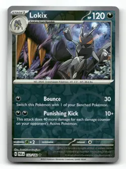 Lokix 122/182 - Paradox Rift Reverse Holo - Pokemon Card NM/M - Image 1