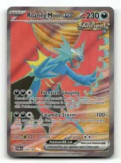Roaring Moon ex 229/182 - Paradox Rift - Pokemon Card NM/M - Image 1