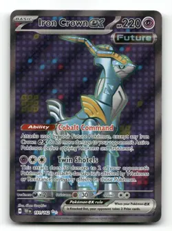 Iron Crown ex 191/162 - Temporal Forces - Pokemon Card NM/M - Image 1