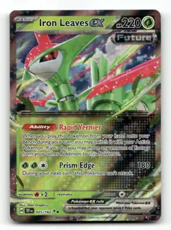 Iron Leaves ex 025/162 - Temporal Forces - Pokemon Card NM/M - Image 1