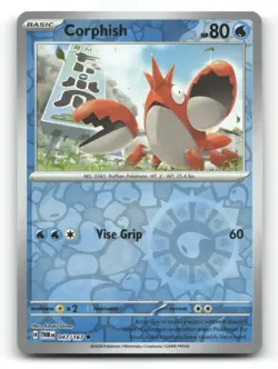 Corphish 047/167 - Twilight Masquerade Reverse Holo - Pokemon Card NM/M - Image 1