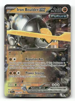 Iron Boulder ex 099/162 - Temporal Forces - Pokemon Card NM/M - Image 1