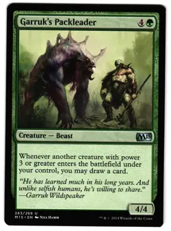 Garruk's Packleader 283 - LP - Magic 2015 (M15) Normal U - Image 1