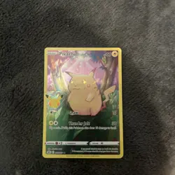 Pokemon Celebrations 25th Anniversary Pikachu 005/025 Stamped Holo Rare NM - Image 1