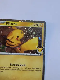 Pokemon Pikachu 051/162 Stamped Pokemon Day 2026 Cosmos Holo Swirl🌀 Near Mint - Image 1