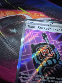 Pokemon TCG Team Rocket's Transceiver 263/217 Secret Rare Foil Trainer 2022 - Image 3