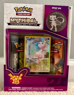 Pokemon 2016 XY Generations Mew Mythical Pin Collection Box Sealed - Image 1