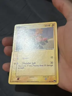 Pokemon TCG Pikachu 016/017 POP Series 2 Regular Common 40 HP Basic Thunder - Image 4