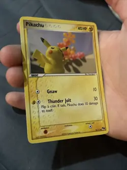 Pokemon TCG Pikachu 016/017 POP Series 2 Regular Common 40 HP Basic Thunder - Image 5