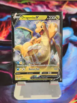 Pokemon TCG Dragonite V Pokemon Go 049/078 Holo Ultra Rare LP - Image 1