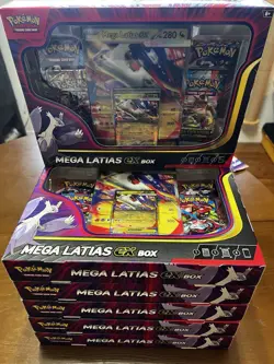 Pokemon Mega Latias Ex Box (Lot Of 6) Mega Evolution FACTORY SEALED NEW - Image 1