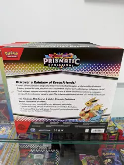 Pokemon SV8.5 Prismatic Evolutions Poster Collection Case of 6 NEW! SEALED SETS - Image 3