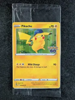 2022 Pokemon PIKACHU #028/078 Pokemon GO Promo - Holo Lightning English (A) - Image 1