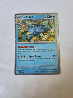 Golduck 008 Cosmos Holo Promo ME: Mega Evolution Promo Pokemon Holo Near Mint - Image 1