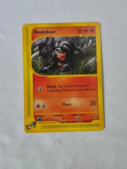 Houndour 86/147 Common Aquapolis Pokemon Near Mint - Image 1