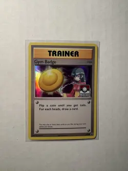 Pokemon TCG: XY Black Star Promo XY208: Gym Badge Sabrina Pokemon League - Image 1
