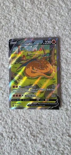 Charizard V SWSH260 Alternate Art Full Art Holo Promo Pokemon Card * New * - Image 1