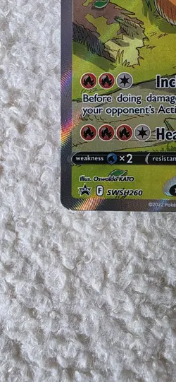 Charizard V SWSH260 Alternate Art Full Art Holo Promo Pokemon Card * New * - Image 2