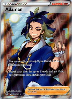Adaman Astral Radiance 181/189 Holo Full Art Ultra Rare NM Pokemon TCG - Image 1