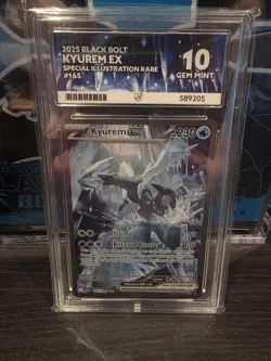 Kyurem ex 165/086 Pokemon Black Bolt ACE 10 Perfect Sub Grades - Image 1