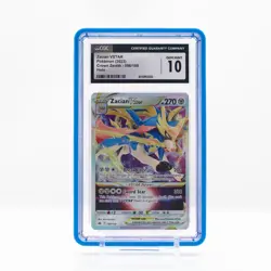 Pokemon Zacian VSTAR Holo #96 Ultra Rare Crown Zenith 2023 - CGC 10 Gem Mint - Image 1