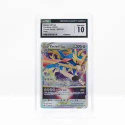 Pokemon Zacian VSTAR Holo #96 Ultra Rare Crown Zenith 2023 - CGC 10 Gem Mint - Image 2