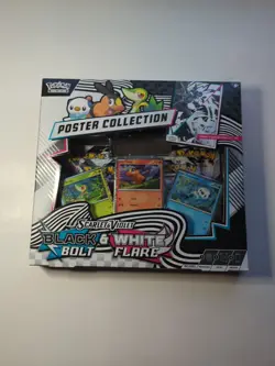 Pokemon TCG Black Bolt & White Flare Unova Poster Collection Sealed - Image 1