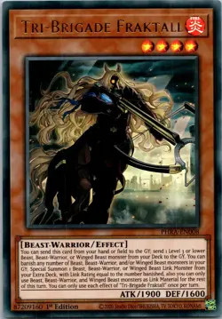 Yugioh Tri-Brigade Fraktall PHRA-EN008 1st Edition Ultra Rare NM - Image 1