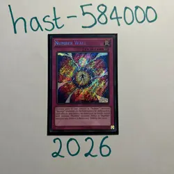 YuGiOh TCG - Number Wall NUMH EN058 - Secret Rare - 1st Edition NM - Image 1