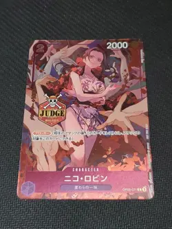 【US Duty Free】Nico Robin OP09-071 C JUDGE PROMO One Piece CCG Japanese - Image 1