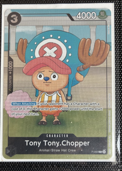 One Piece TCG - Tony Tony.Chopper P-065 Promo - Straw Hat Crew - NM/Mint! - Image 1